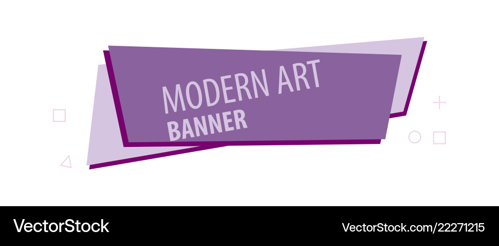 Abstract geometric design banner web template Abstract geometric design banner web template vector image