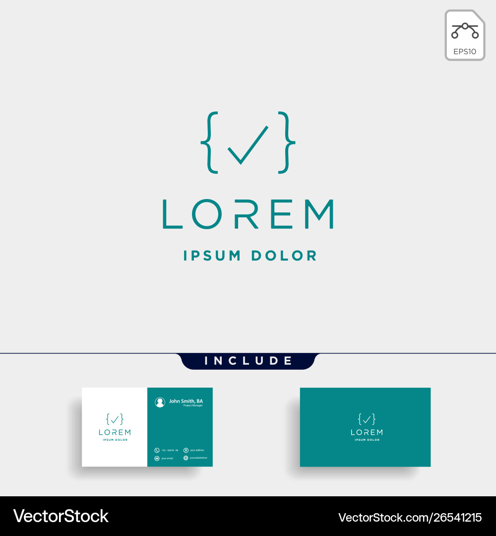 Code-Check-Logo-Design einfache Genehmigung Codierung Code-Check-Logo-Design einfache Genehmigung Codierung vektorbild