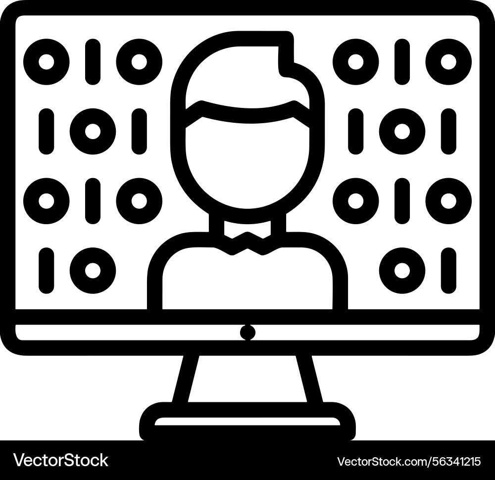 Computer icon symbol image Vector Image
