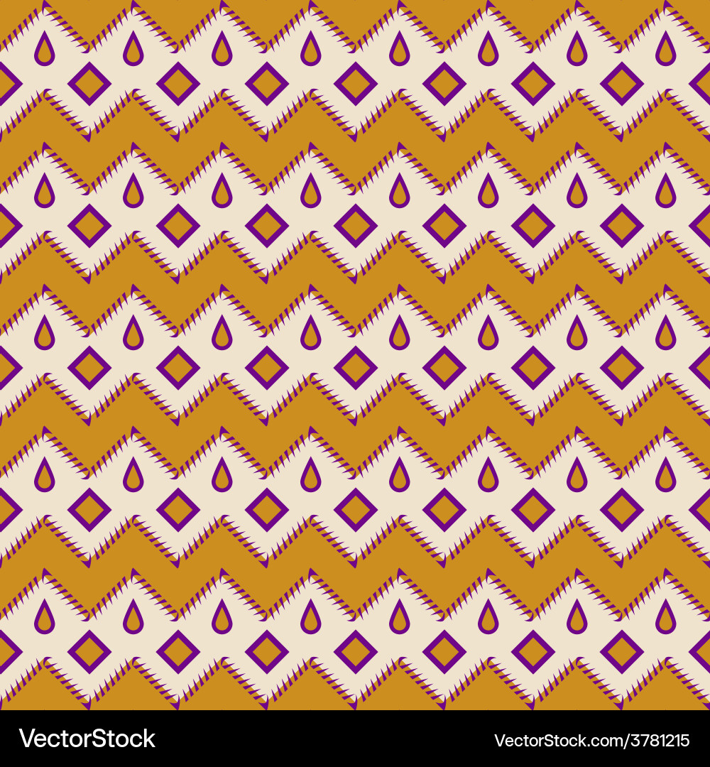 Seamless colorful aztec pattern zigzag Vector Image
