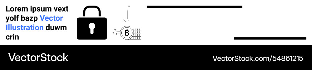 Secure digital transactions concept Vector Image