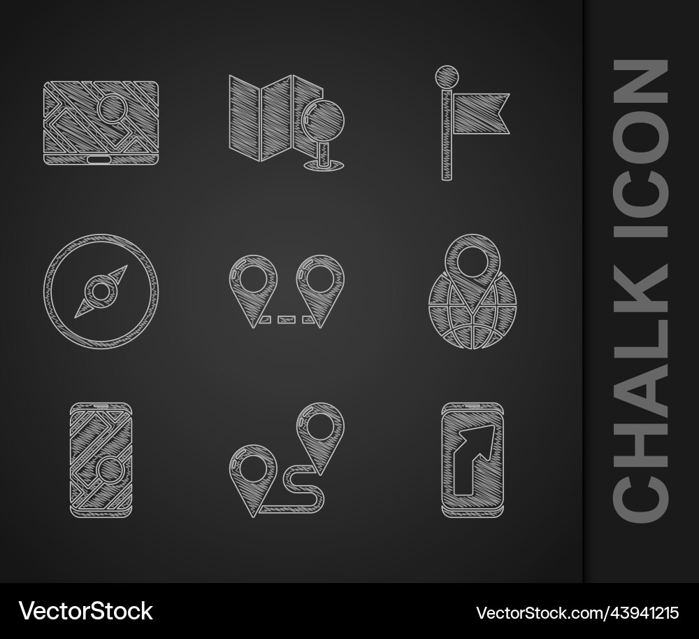 Set route location city map navigation Set route location city map navigation Vector Image