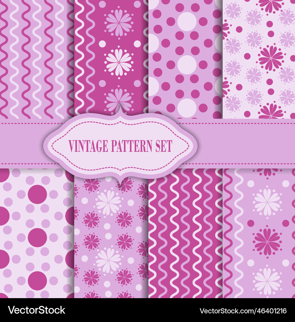 8 different seamless patterns tiling blue 8 different seamless patterns tiling blue vector image