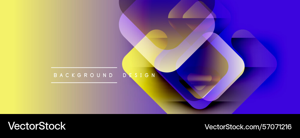 Abstract gradient background overlapping squares Abstract gradient background overlapping squares vector image