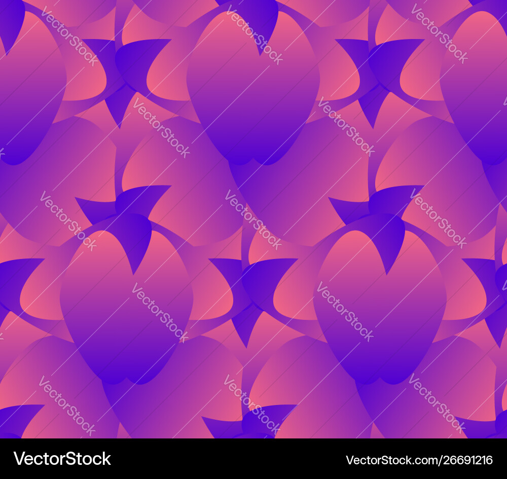 Abstract gradient fruit pattern bright color vector image