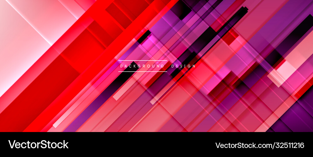 Dynamic lines on fluid color gradient trendy Vector Image