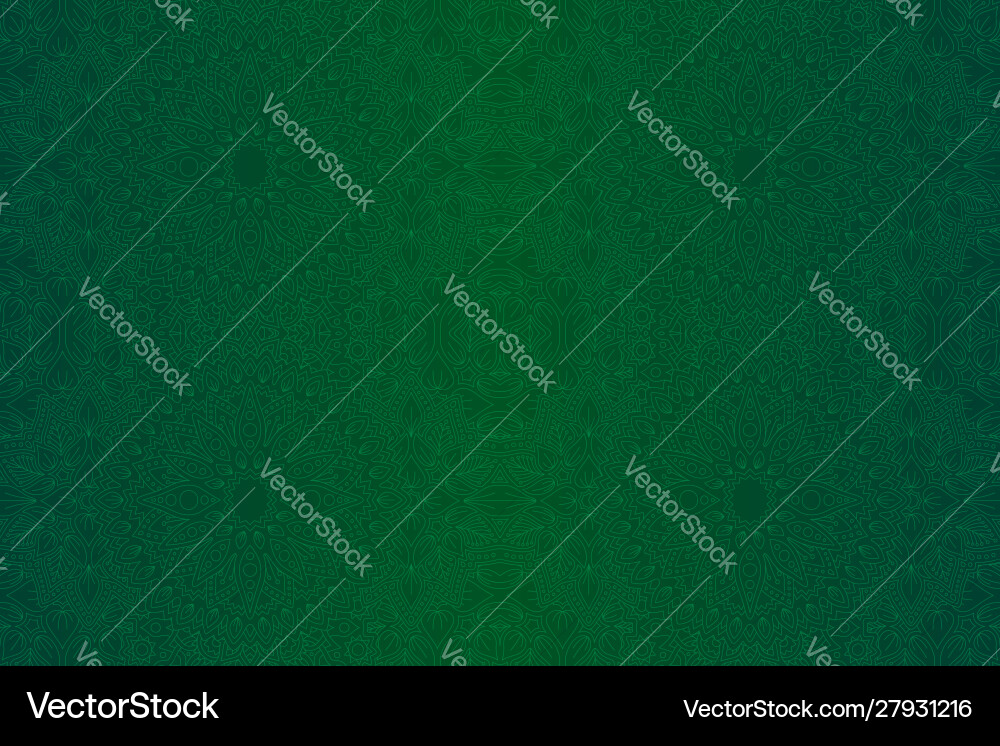Green art with seamless abstract linear pattern Green art with seamless abstract linear pattern vector image
