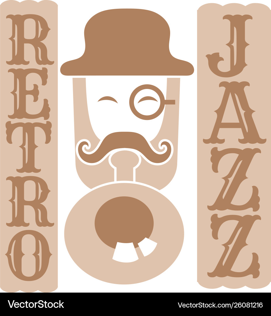 Jazz festival music concert logo musical Jazz festival music concert logo musical vector image