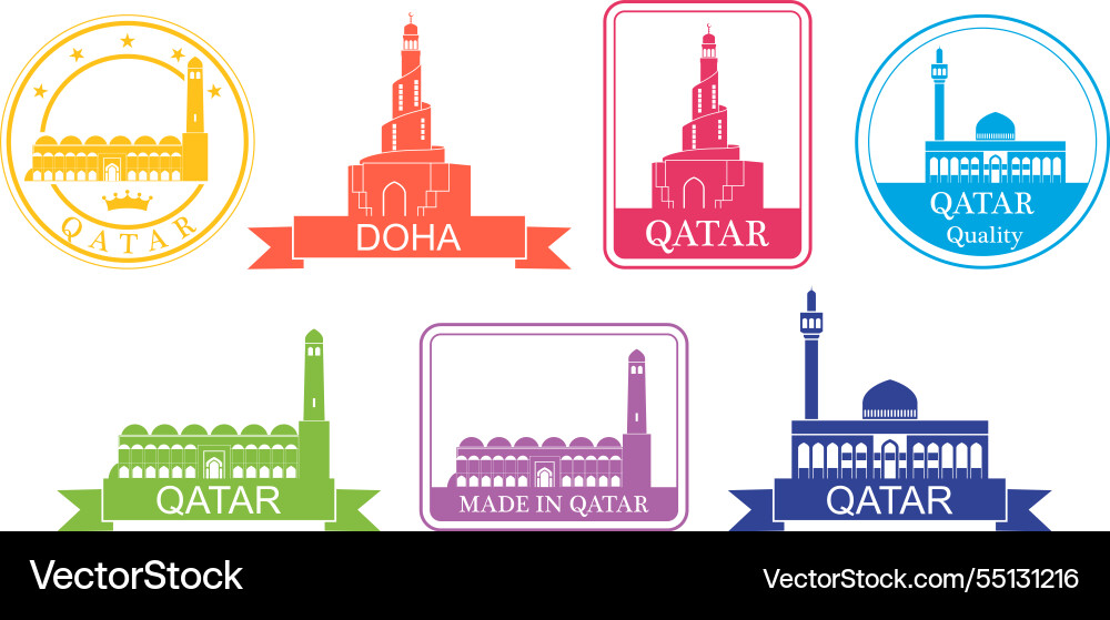 Qatar Vector Image