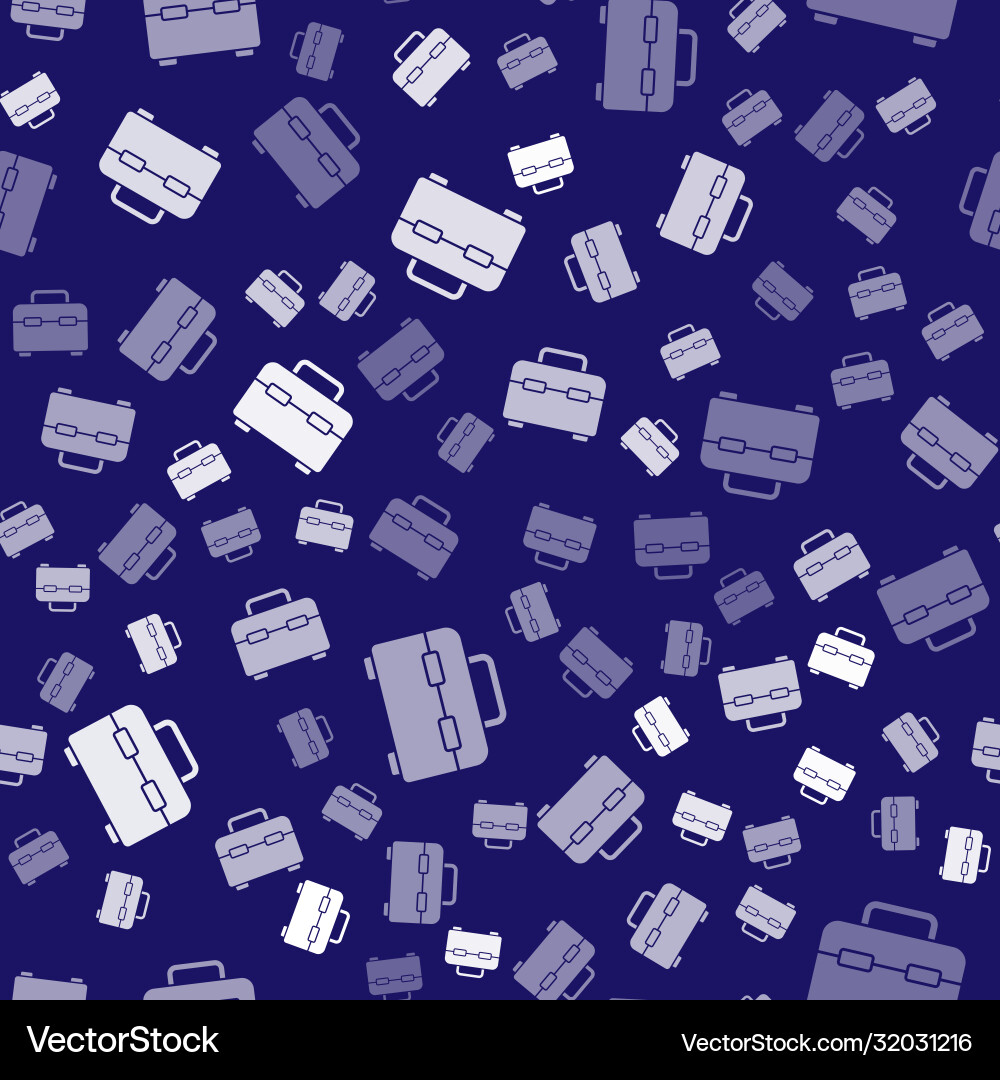 White toolbox icon isolated seamless pattern White toolbox icon isolated seamless pattern vector image