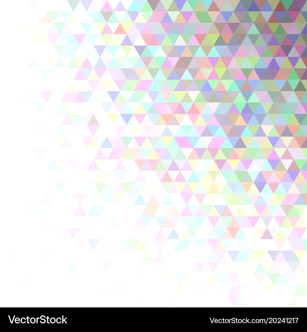 Abstract triangle pattern background - modern Vector Image