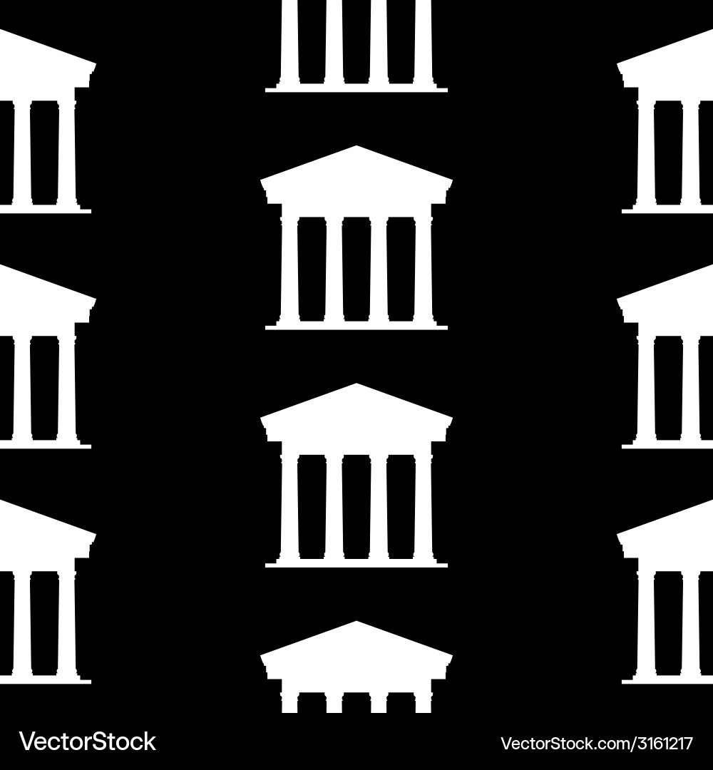 Classical Column Pattern vector image