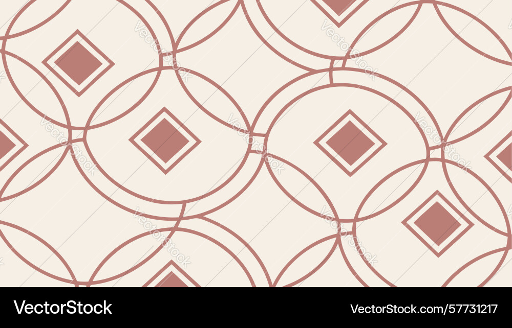 Elegant interlocking rings pattern abstract vector image