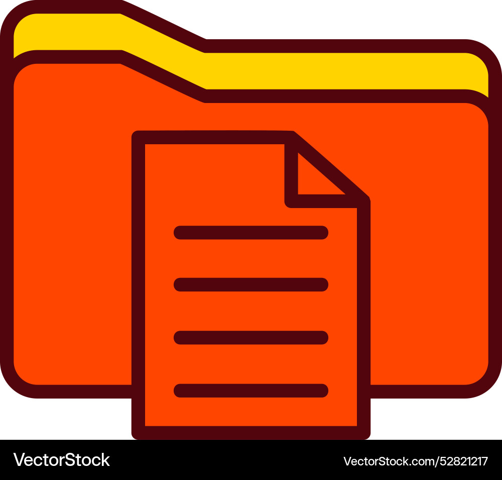 File folder icon design Vector Image