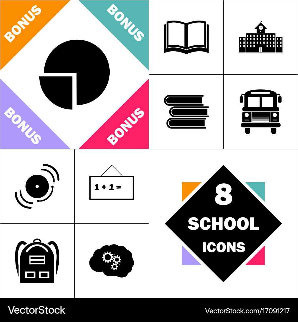 Pie chart computer symbol vector image