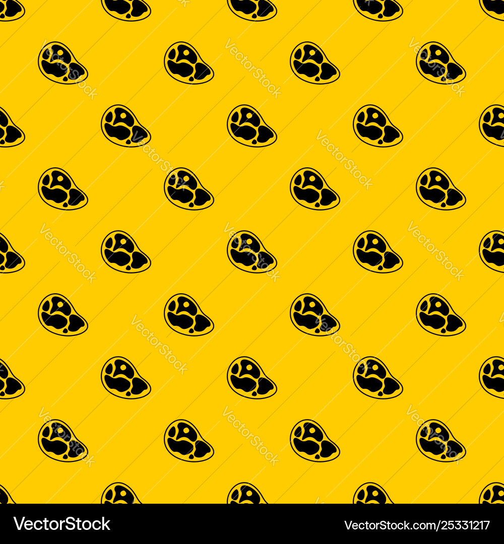 Steak pattern Steak pattern vector image