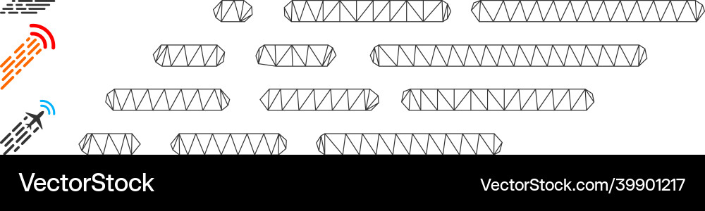 Web network rush transition effect icon Vector Image
