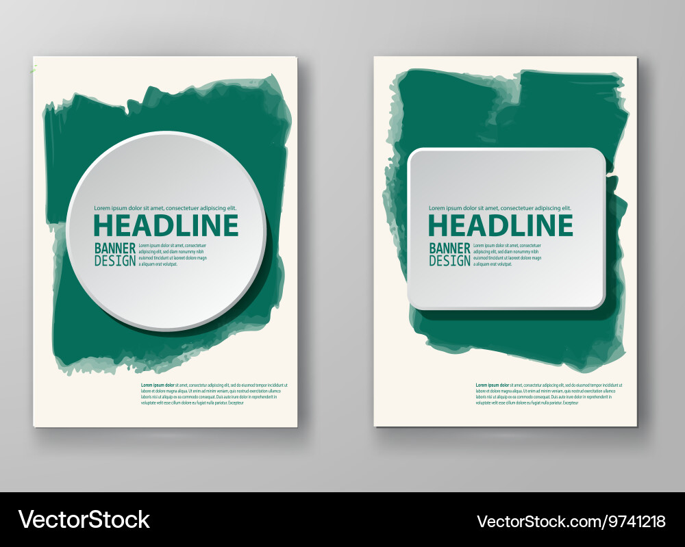 Abstract background with watercolor element Vector Image
