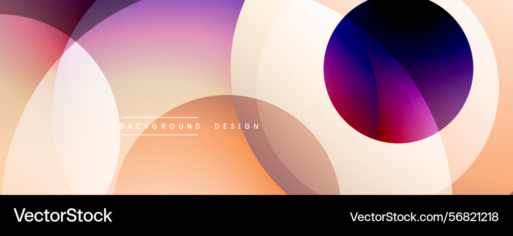Abstract colorful circles overlap creating Abstract colorful circles overlap creating vector image