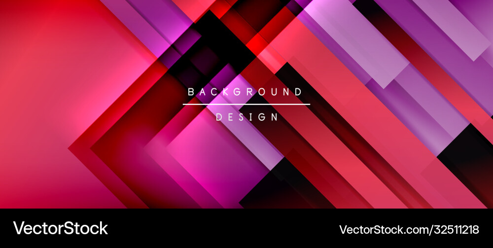 Dynamic lines on fluid color gradient trendy Vector Image