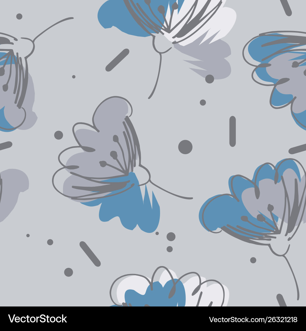 Gentle airy flowers Gentle airy flowers Vector Image
