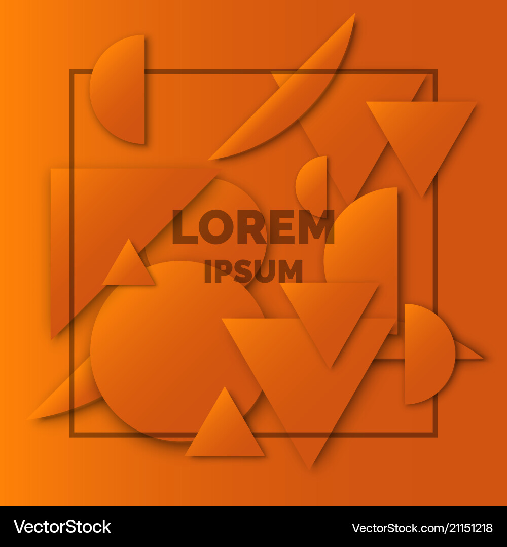Modern collage of simple geometric shapes Modern collage of simple geometric shapes vector image