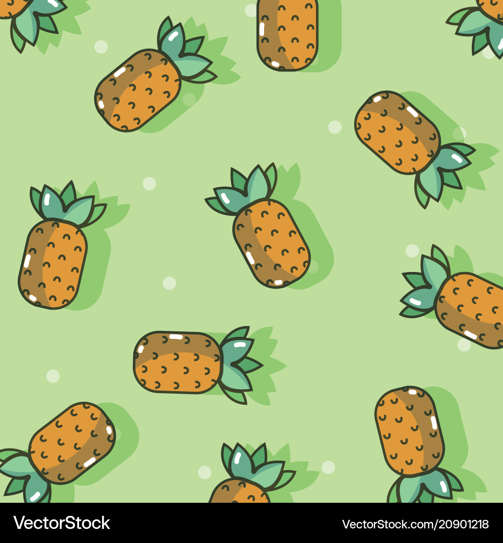 Pineapple Pattern vector image