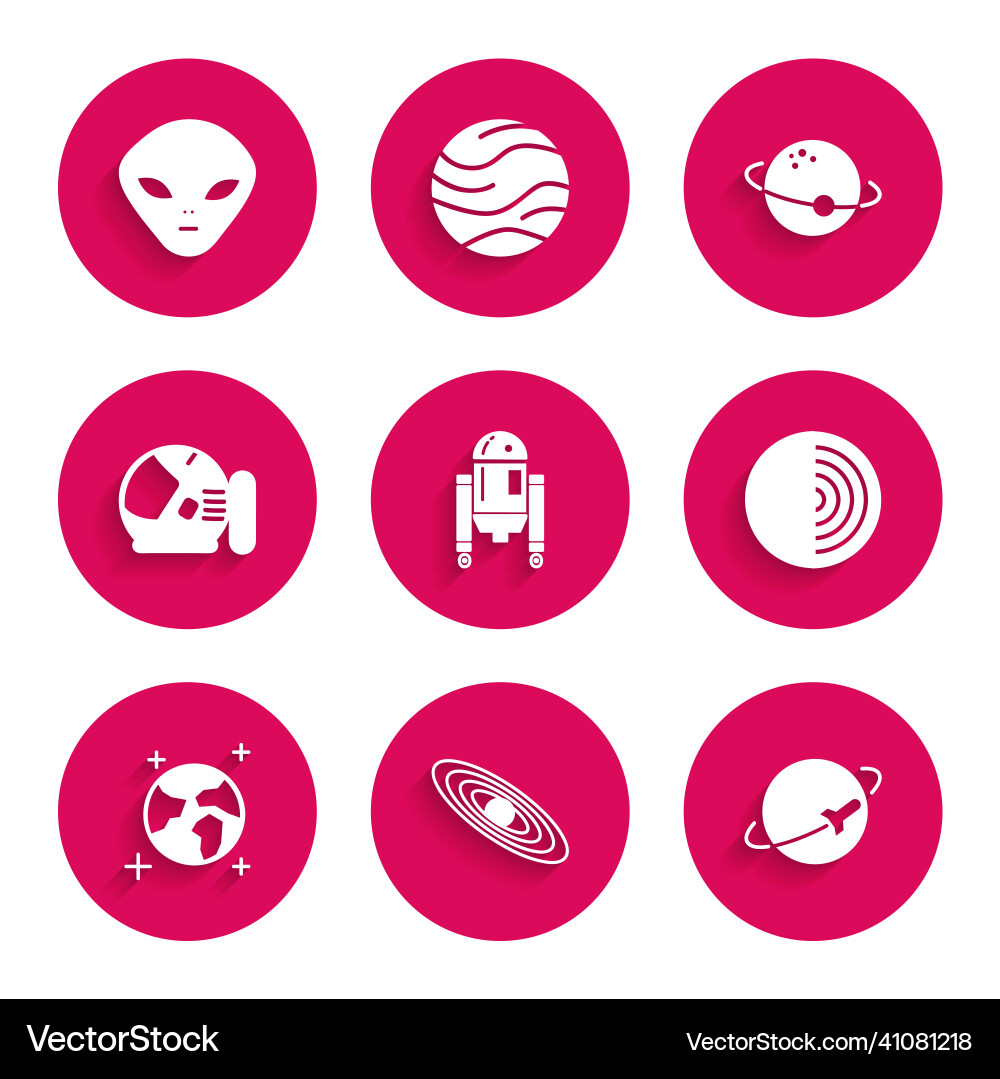 Set robot planet earth structure globe Set robot planet earth structure globe Vector Image