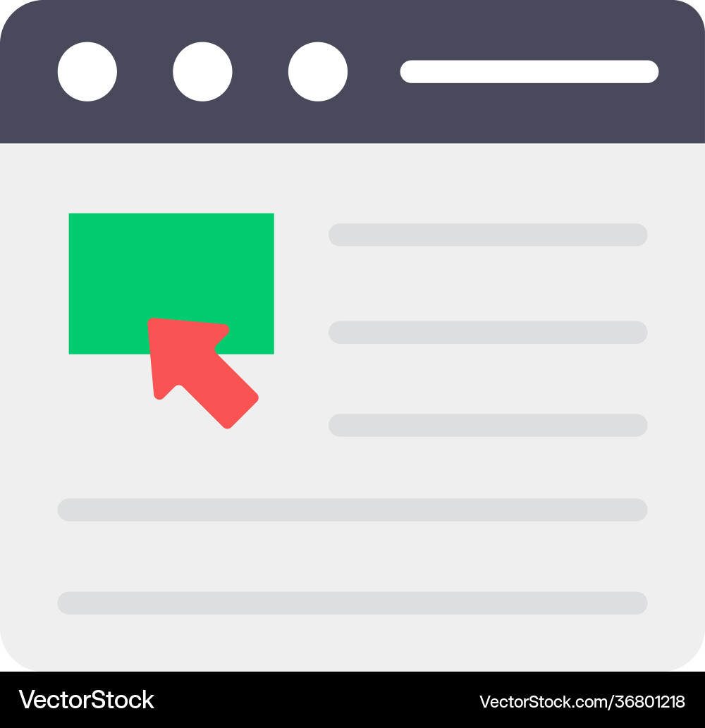 Web cursor vector image