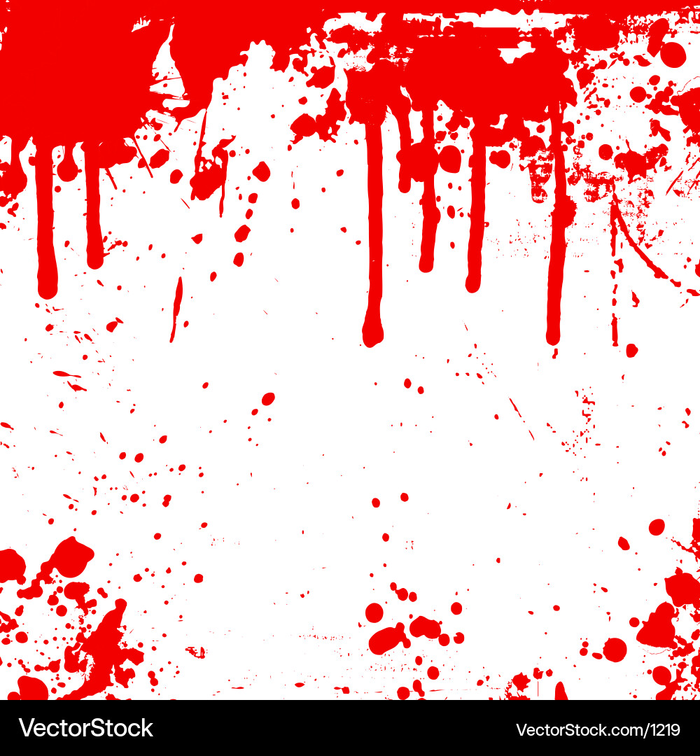 Blood Splatter Background Vector Image