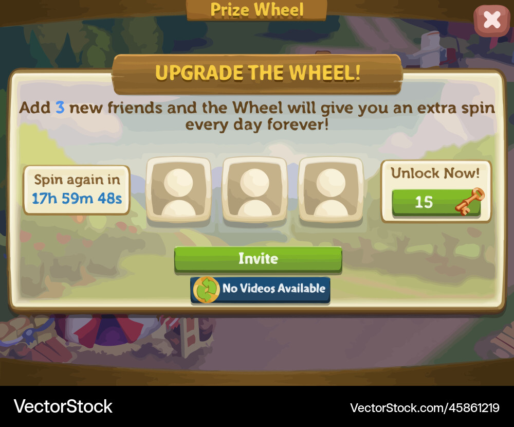 Complete set of level button game ui pop-up icon vector image
