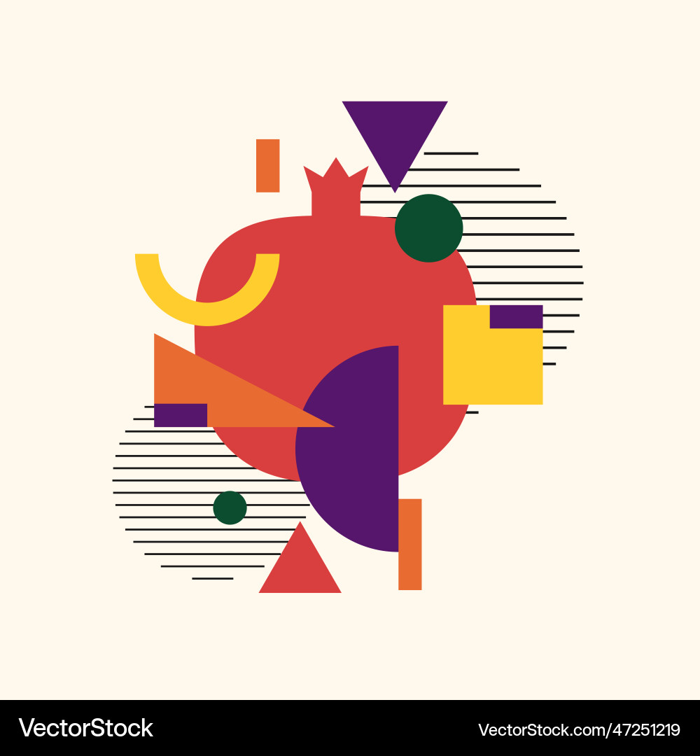 Graphics in a minimalistic style Graphics in a minimalistic style vector image