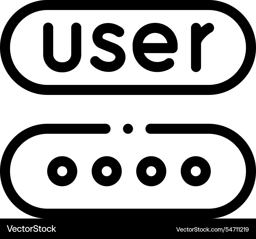 Log icon thin linear style design isolated Log icon thin linear style design isolated vector image