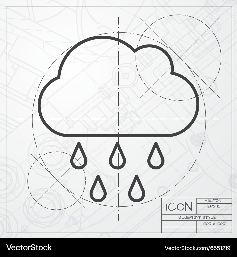 Rain icon Vector Image