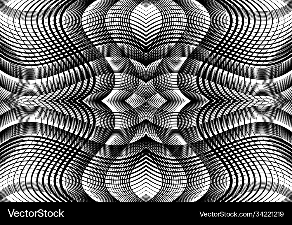 Repeatable and tileable grid mesh zig-zag Repeatable and tileable grid mesh zig-zag Vector Image