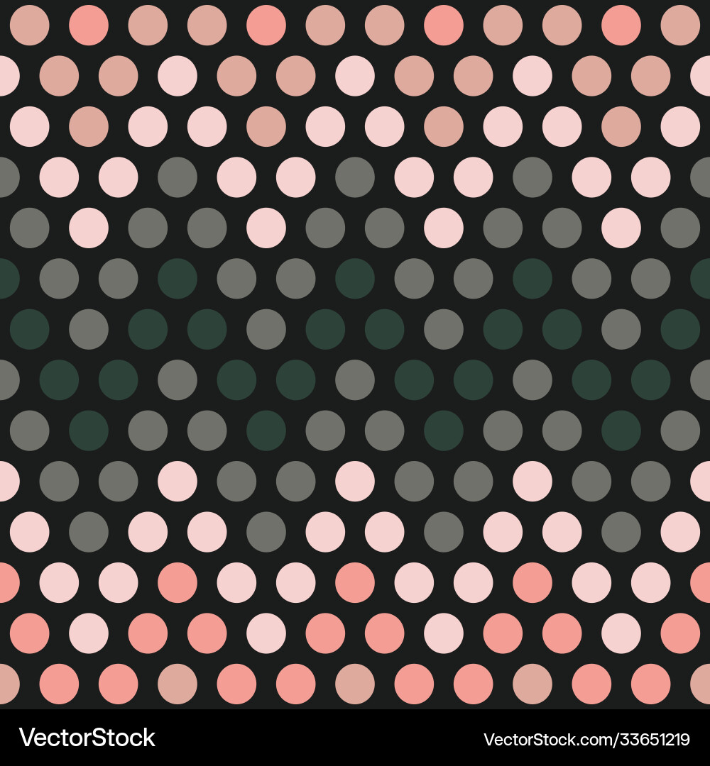 Seamless pattern with color circle chevron vector image
