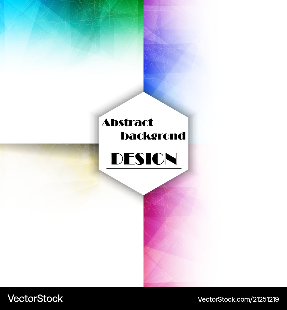 Set of abstract triangle pattern background vector image