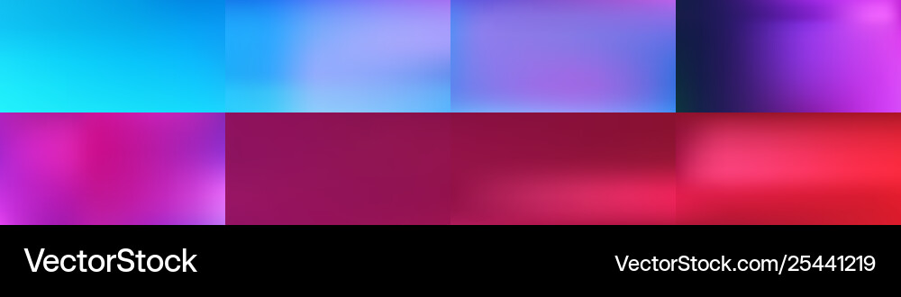 Set smooth abstract colorful mesh backgrounds Set smooth abstract colorful mesh backgrounds vector image