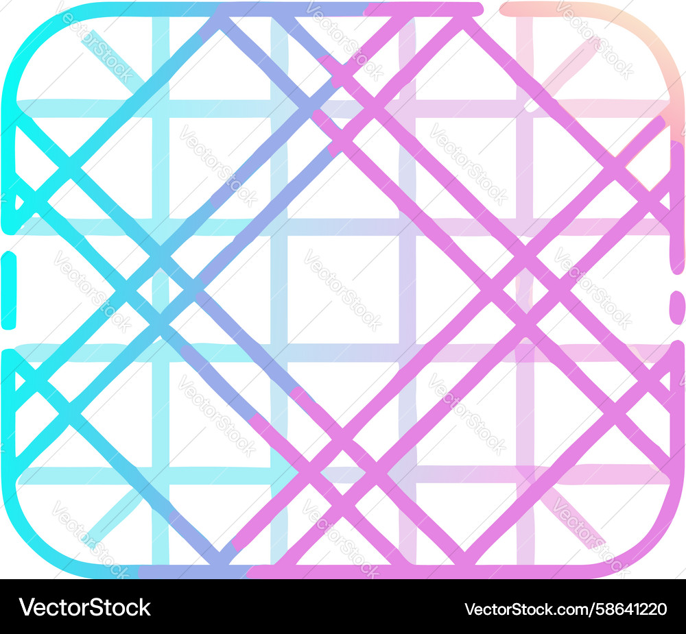 Abstract geometric pattern with gradient neon Vector Image