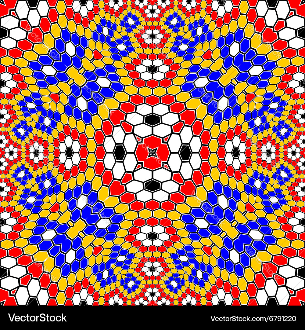 Design seamless colorful mosaic pattern vector image