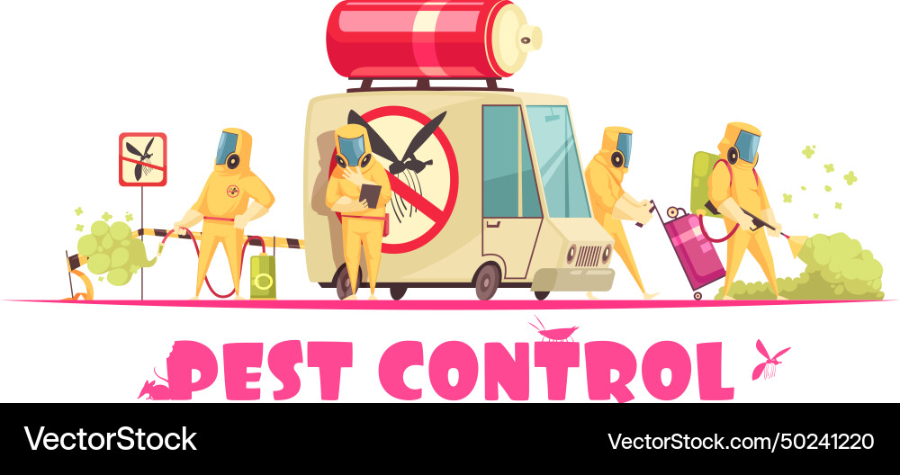 Disinfector crew doodle background Disinfector crew doodle background vector image