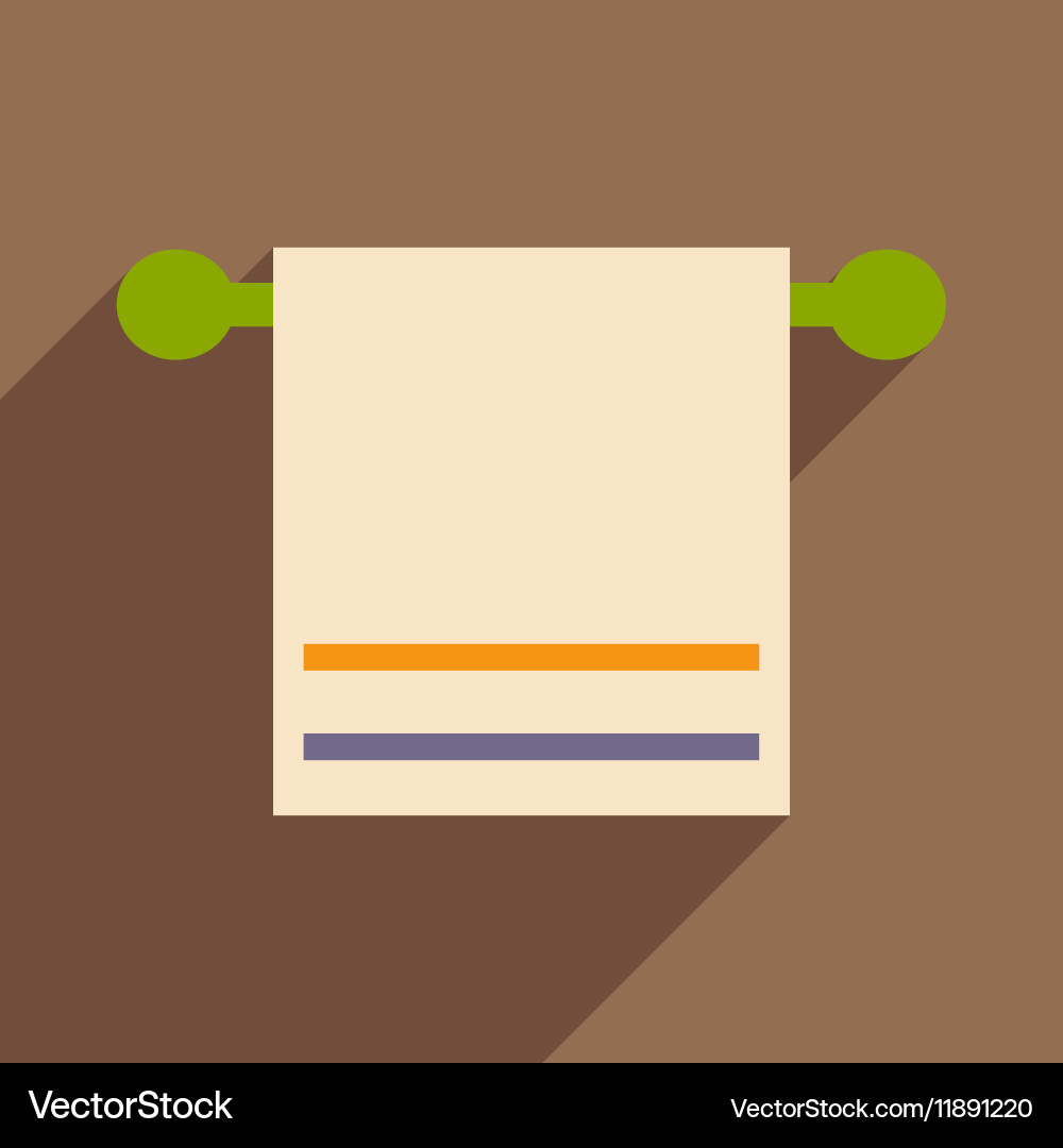 Flat with shadow icon and mobile application vector image