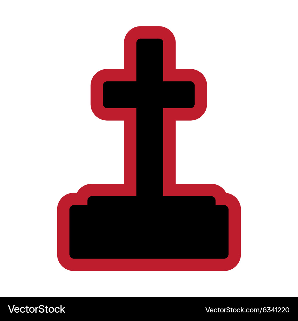 Flat with shadow icon and mobile application Vector Image