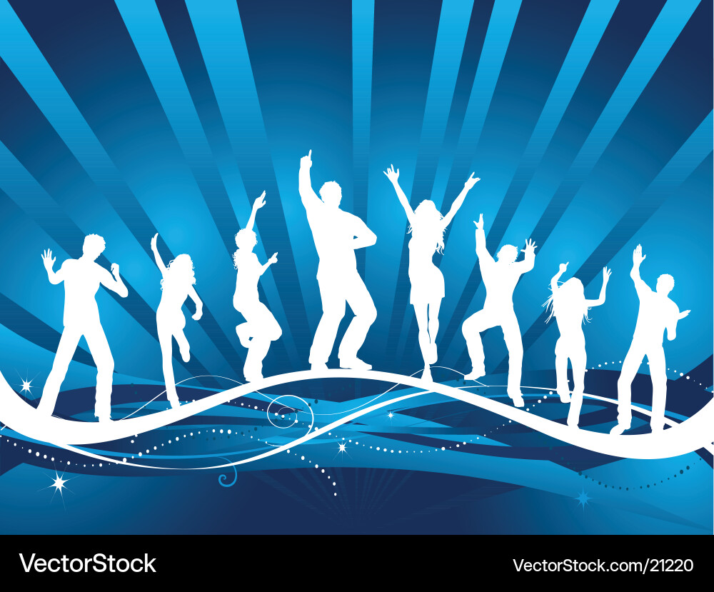 Night Party Vibes Vector Image