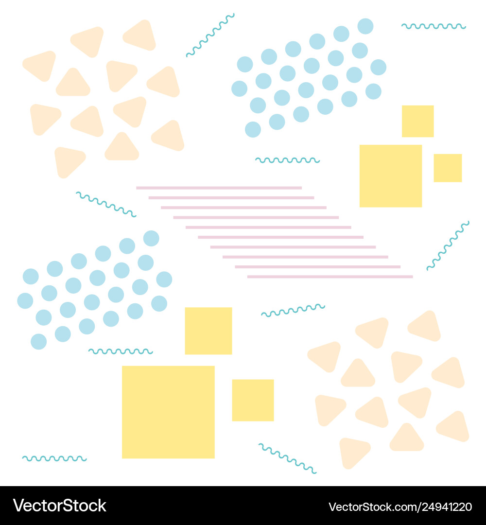 Seamless pattern design with abstract geometric vector image