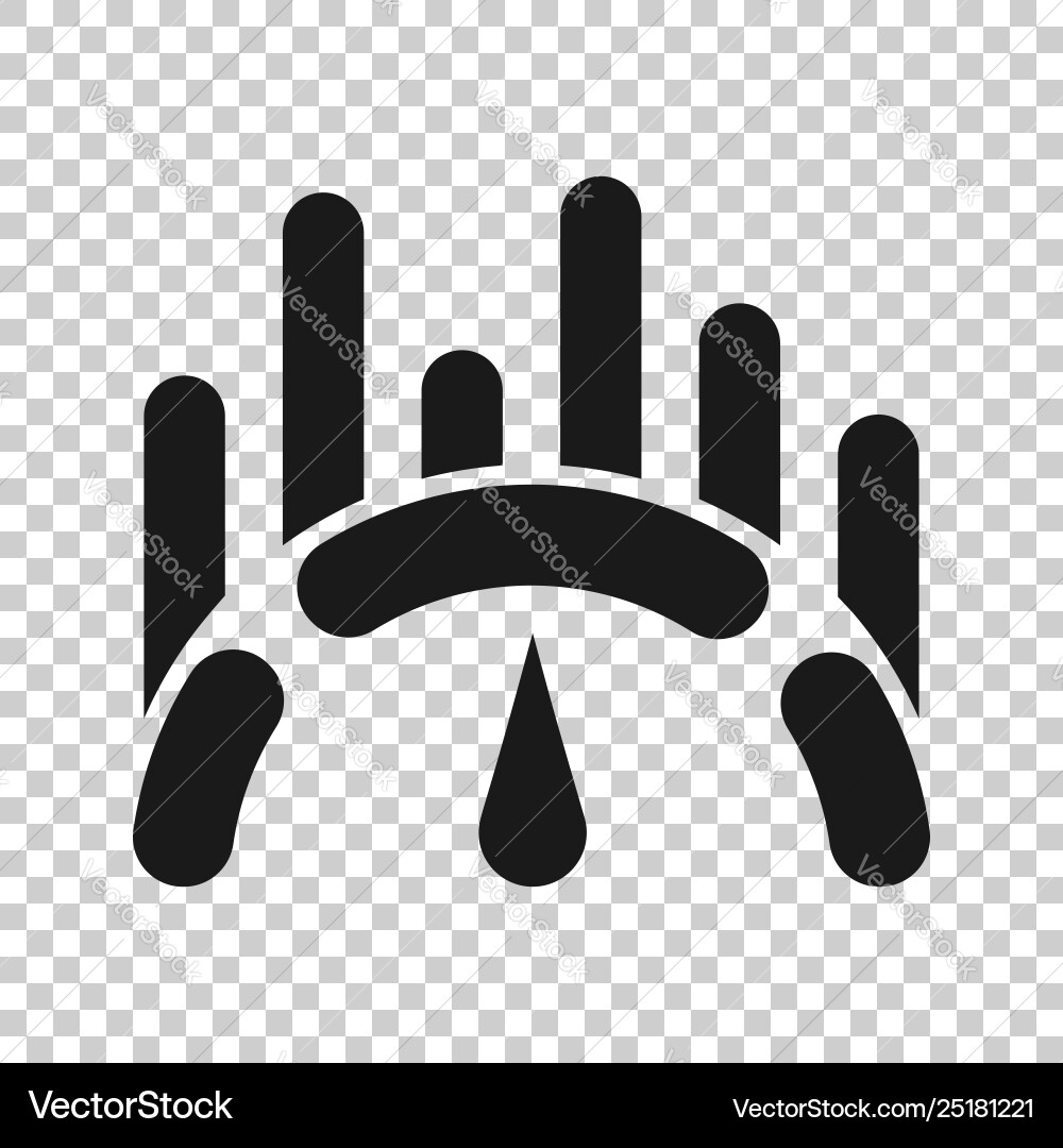 Benchmark measure icon in transparent style Benchmark measure icon in transparent style vector image