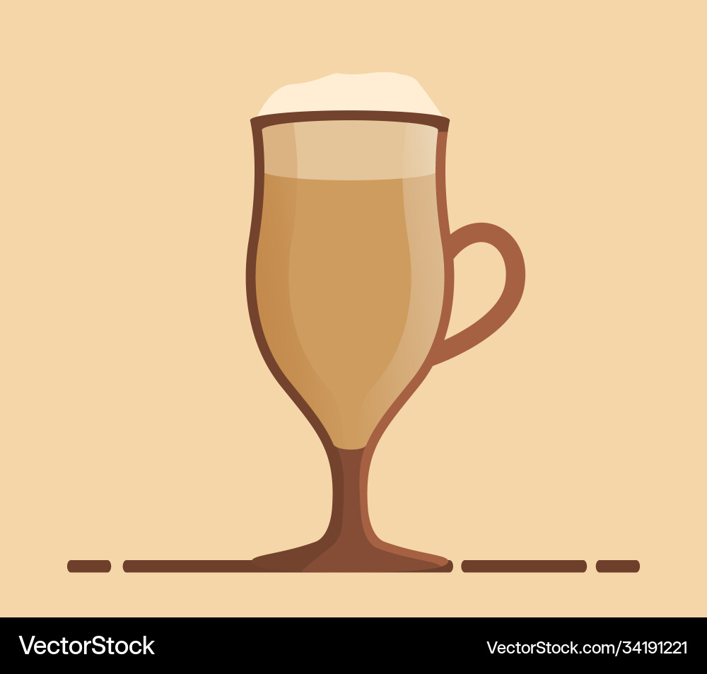 Cartoon coffee cup with smokeflat icon Cartoon coffee cup with smokeflat icon vector image