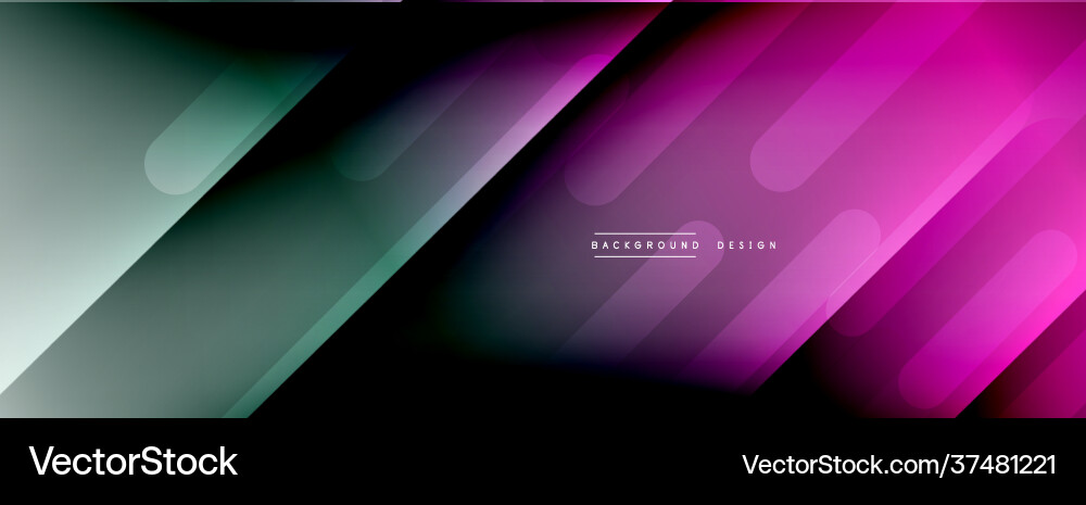Dynamic lines abstract background 3d shadow Vector Image