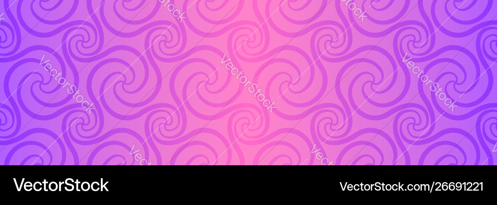 Swirl seamless pattern abstract background vector image
