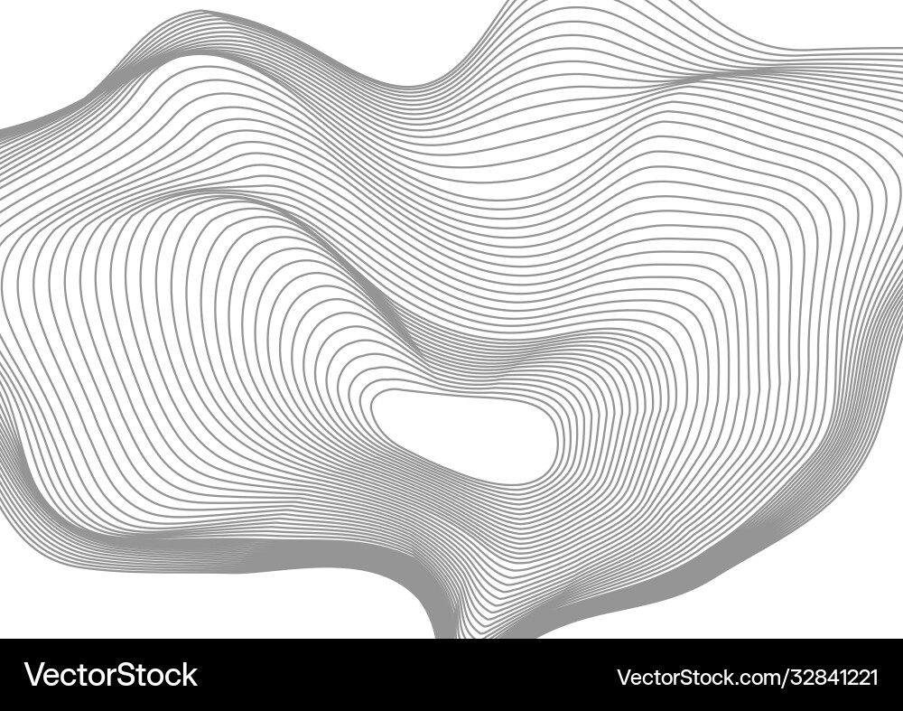 Topographic map seamless pattern background vector image